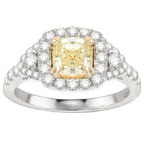 Zara Yellow Diamond Engagement Ring