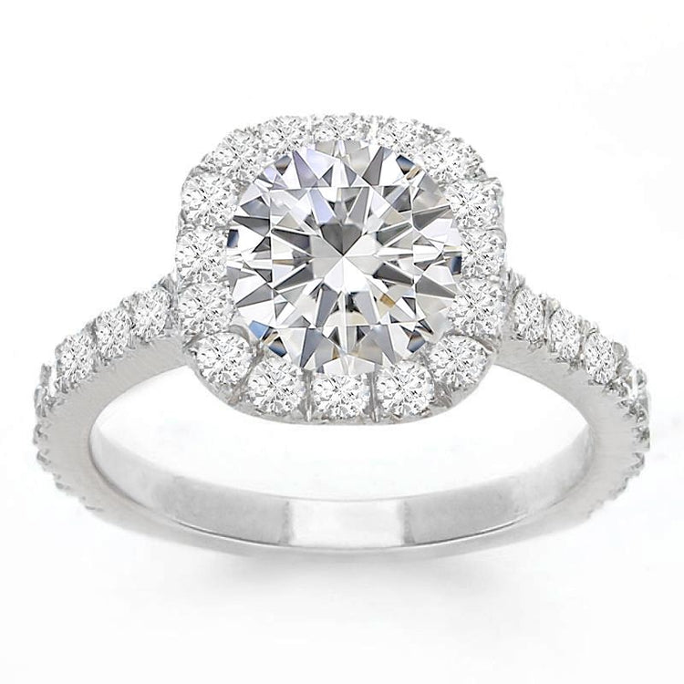 Tamsin Engagement Ring in 14K White Gold; 0.36 ctw