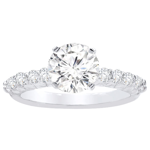 Roma Diamond Engagement Ring, .35 ctw