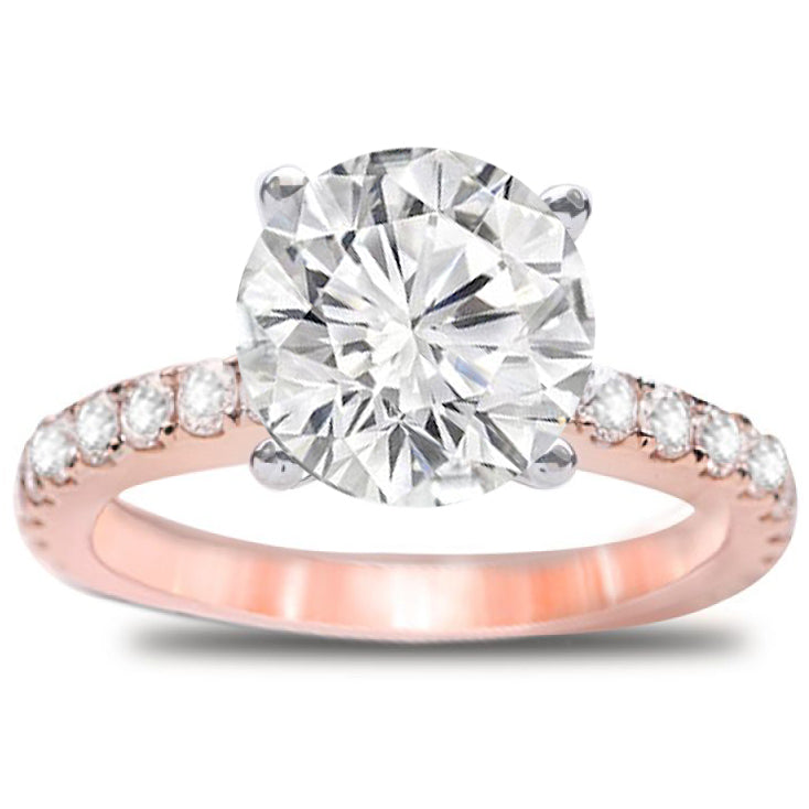 Mila Diamond Engagement Ring in 14K Rose Gold: 0.70 ctw