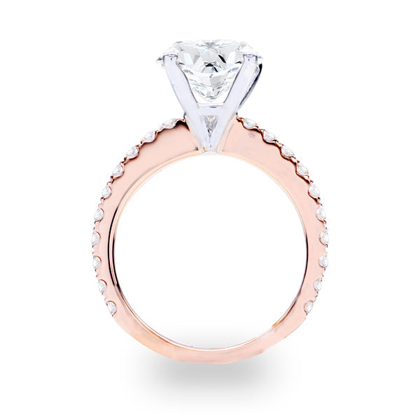 Mila Diamond Engagement Ring in 14K Rose Gold: 0.70 ctw