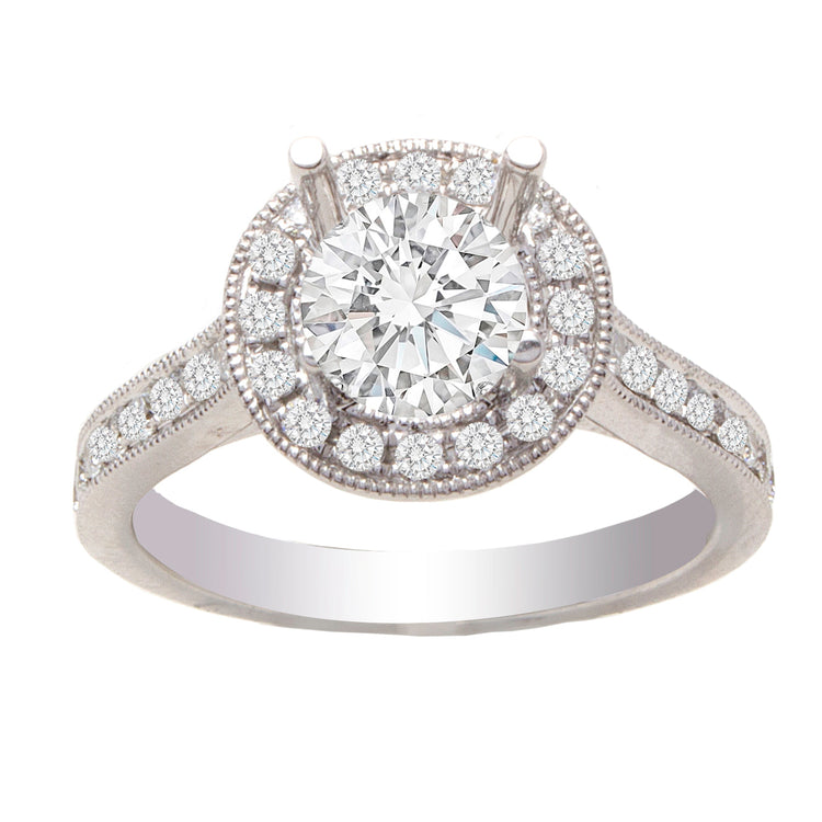 Paulette 14KWG Diamond Engagement Ring; .40 ctw