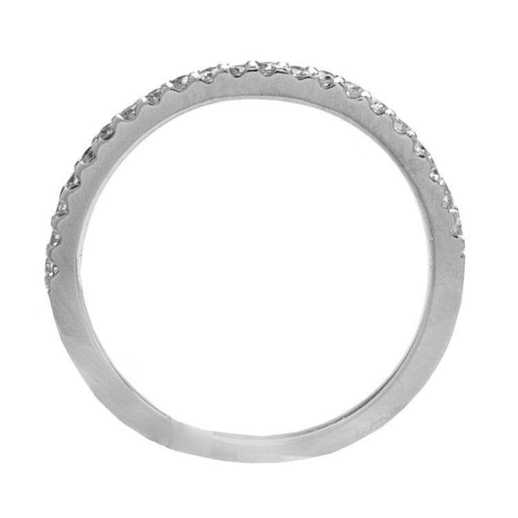 Tamsin 14K WG Wedding Bands; 0.17 CTW