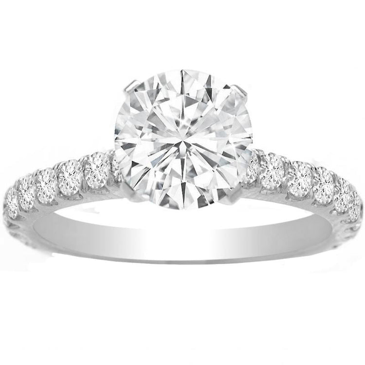 Kara Prong Set Engagement Ring in 14K Gold; 0.60 ctw