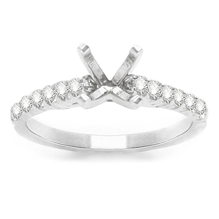 Josephine Diamond Engagement Ring in 14K White Gold