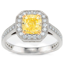 Mila Yellow Diamond Engagement Ring