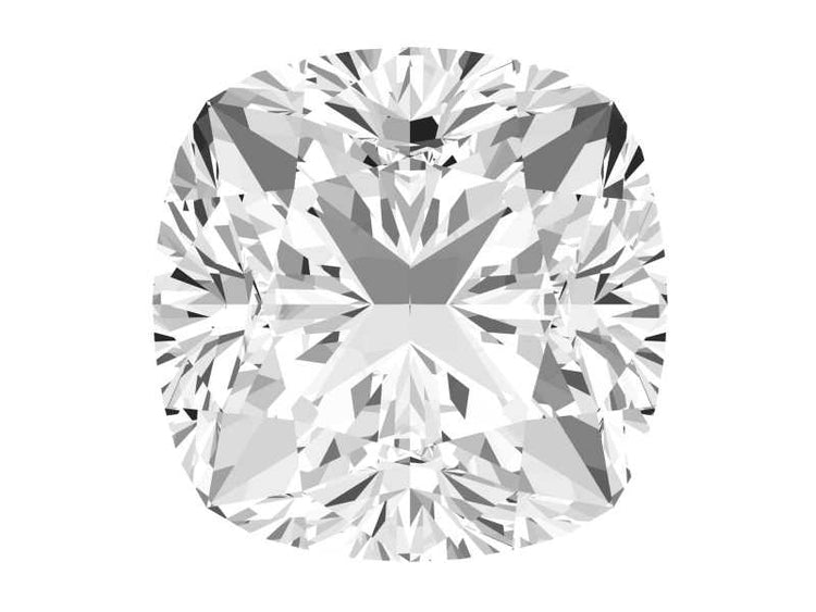 0.65 Carat Cushion Diamond L Color VS1 Clarity