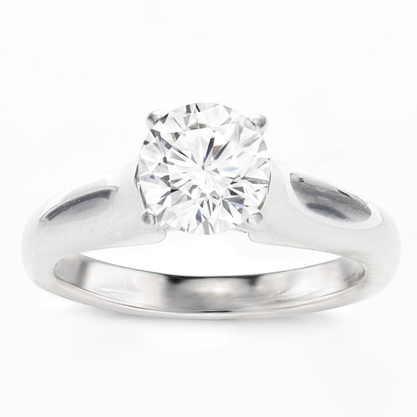 Damaris 14K White Gold Solitaire Engagement Ring