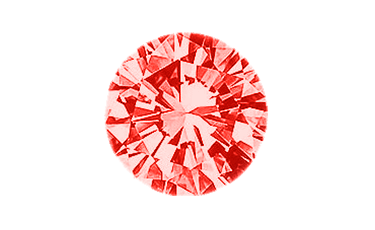 0.22 Carat Round Fancy Diamond Red Color SI2 Clarity
