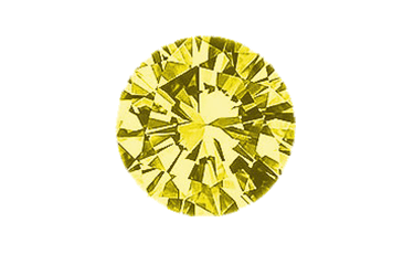 0.31 Carat Round Fancy Diamond Yellow Color I1 Clarity