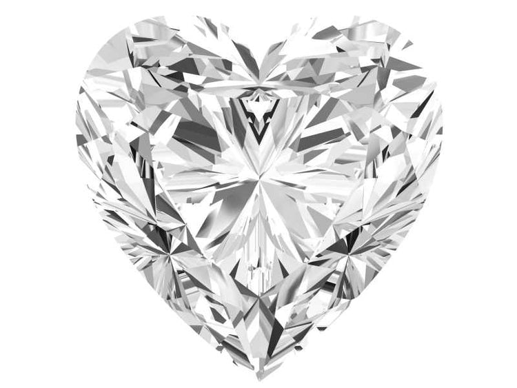 0.69 Carat Heart Diamond K Color SI1 Clarity