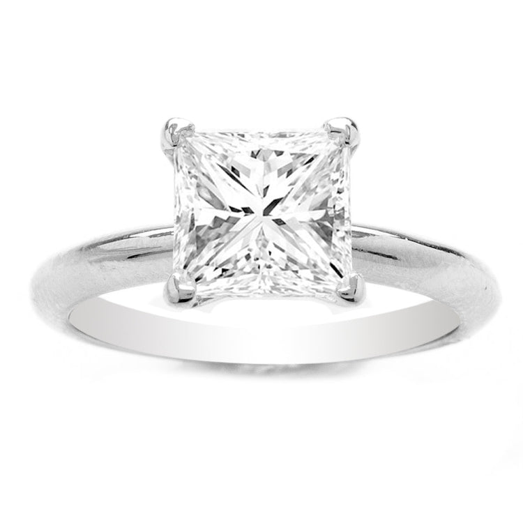 Lorelai Platinum Solitaire Ring; 2.07 ctw