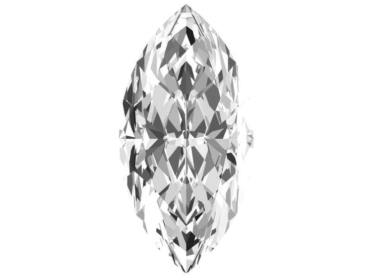 0.48 Carat Marquise Diamond J Color VVS1 Clarity