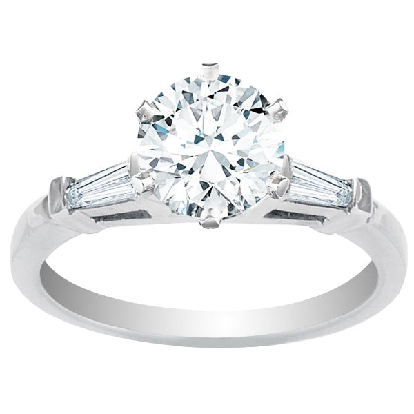 Monet Baguette Engagement Ring