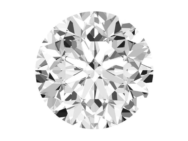 0.23 Carat Round Diamond E Color VS1 Clarity
