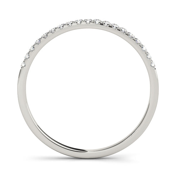 Genesis 14KWG Oval Halo Ring & Band; .75 CTW