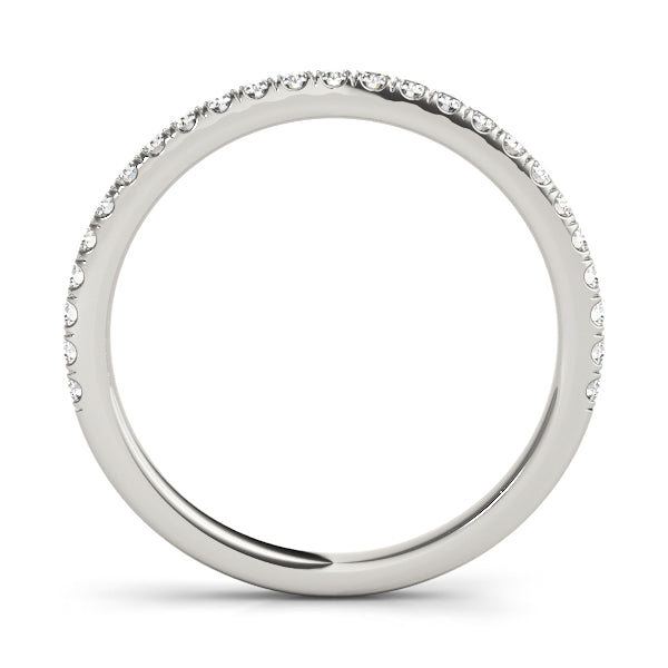 Remily 14KWG Diamond Ring & Band; .80 CTW