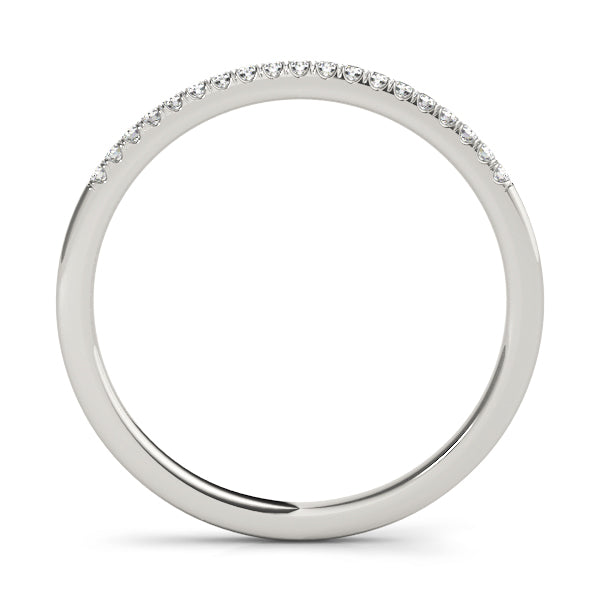 Delfina 14KWG Pear Halo Ring & Band; .80 CTW