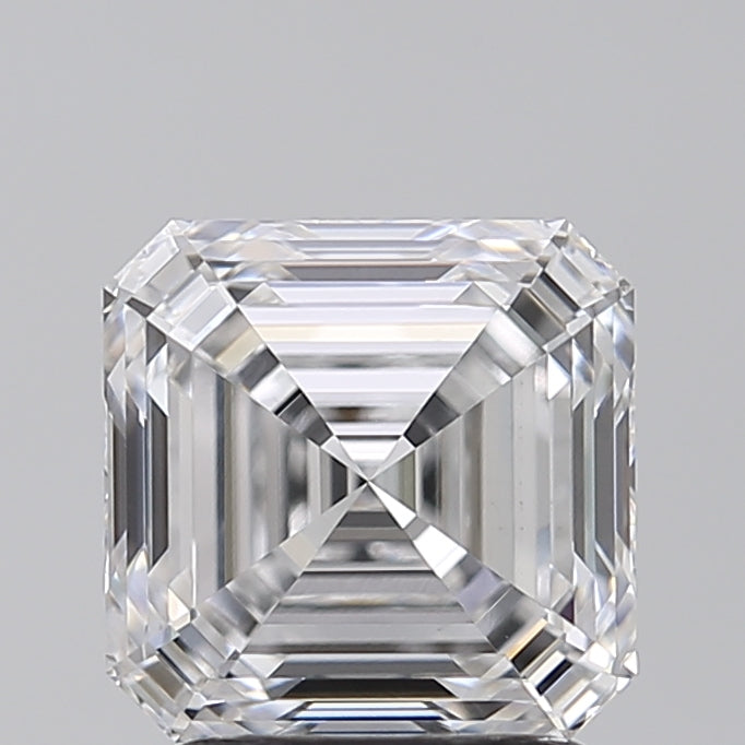 2.29 Carat Asscher Diamond E Color VS1 Clarity